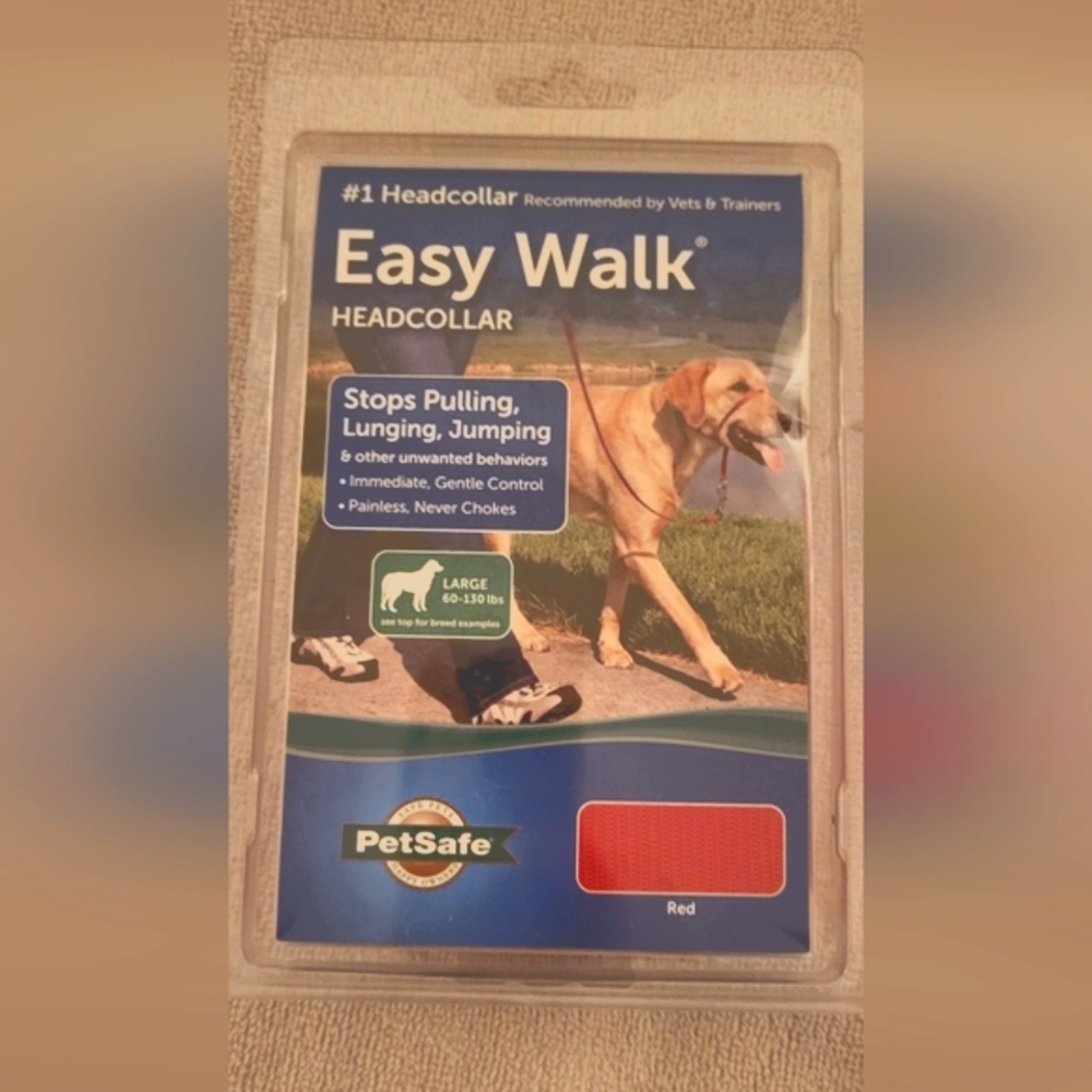 Petsafe Easy Walk No-Pull Headcollar In Red for‎ Dogs (Size L)